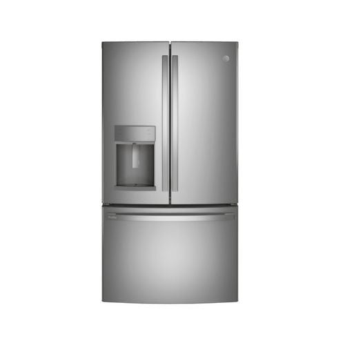 GE Profile™ Series 22.1 Cu. Ft. Counter-Depth Fingerprint Resistant French-Door Refrigerator with Door In Door and Hands-Free AutoFill