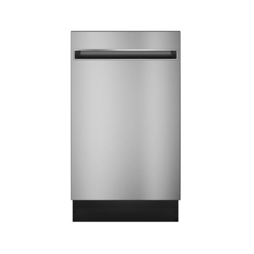 GE Profile™ ENERGY STAR® 18" ADA Compliant Stainless Steel Interior Dishwasher with Sanitize Cycle