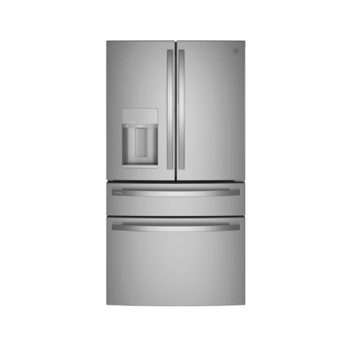 GE Profile™ ENERGY STAR® 27.9 Cu. Ft. Smart Fingerprint Resistant 4-Door French-Door Refrigerator with Door In Door