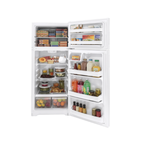 HOTPOINT® 17.5 CU. FT. RECESSED HANDLE TOP-FREEZER REFRIGERATOR