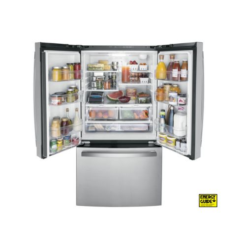 GE® ENERGY STAR® 27.0 Cu. Ft. Fingerprint Resistant French-Door Refrigerator