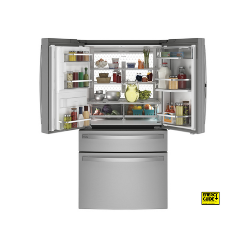 GE Profile™ ENERGY STAR® 27.9 Cu. Ft. Smart Fingerprint Resistant 4-Door French-Door Refrigerator with Door In Door