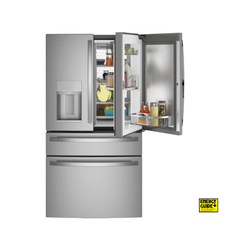 GE Profile™ ENERGY STAR® 27.9 Cu. Ft. Smart Fingerprint Resistant 4-Door French-Door Refrigerator with Door In Door