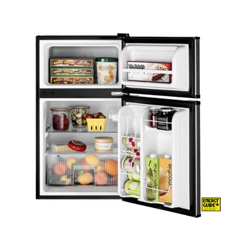 GE® ENERGY STAR® Double-Door Compact Refrigerator