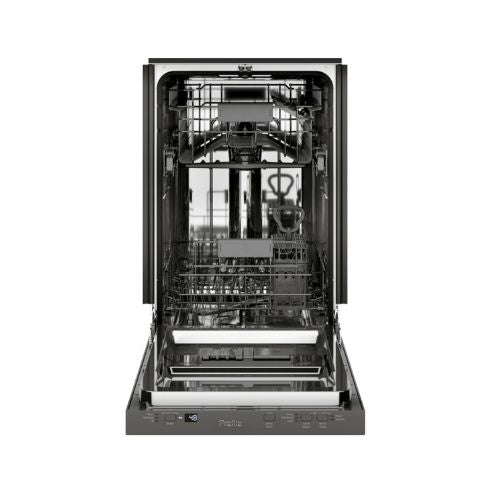 GE Profile™ ENERGY STAR® 18" ADA Compliant Stainless Steel Interior Dishwasher with Sanitize Cycle