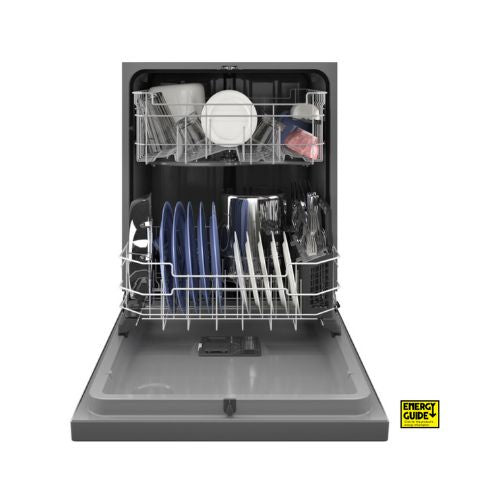 GE® ENERGY STAR® Front Control with Plastic Interior Dishwasher with Sanitize Cycle & Dry Boost