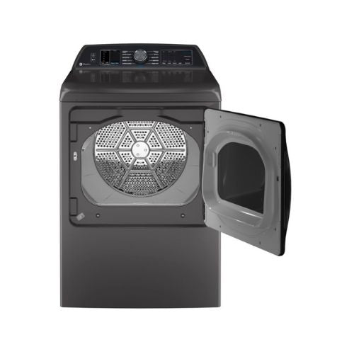 GE Profile™ ENERGY STAR® 7.4 cu. ft. Capacity Smart aluminized alloy drum Electric Dryer with Sanitize Cycle and Sensor Dry