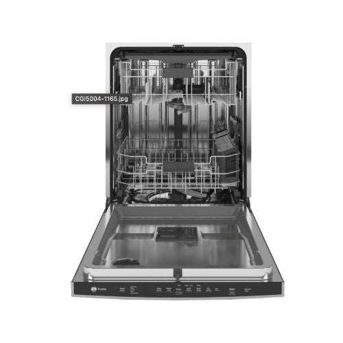 GE Profile™ ENERGY STAR® Fingerprint Resistant Top Control with Stainless Steel Interior Dishwasher with Sanitize Cycle & Dry Boost with Fan Assist