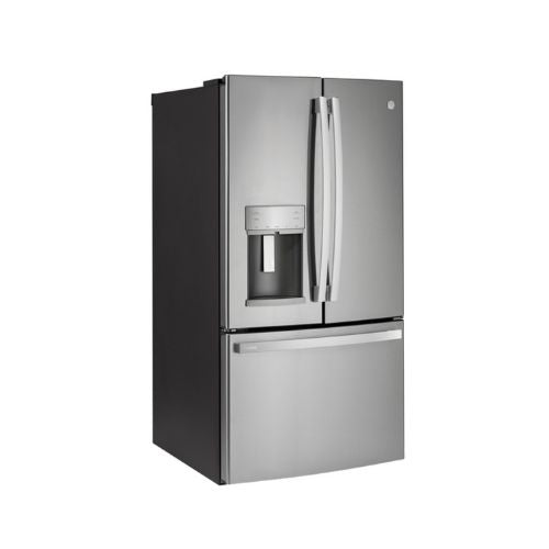 GE Profile™ Series 22.1 Cu. Ft. Counter-Depth Fingerprint Resistant French-Door Refrigerator with Door In Door and Hands-Free AutoFill