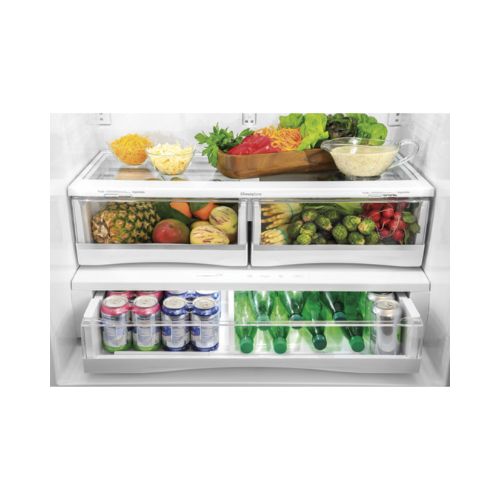 GE Profile™ ENERGY STAR® 23.1 Cu. Ft. Counter-Depth Fingerprint Resistant French-Door Refrigerator