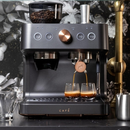 Café™ BELLISSIMO Semi Automatic Espresso Machine + Frother