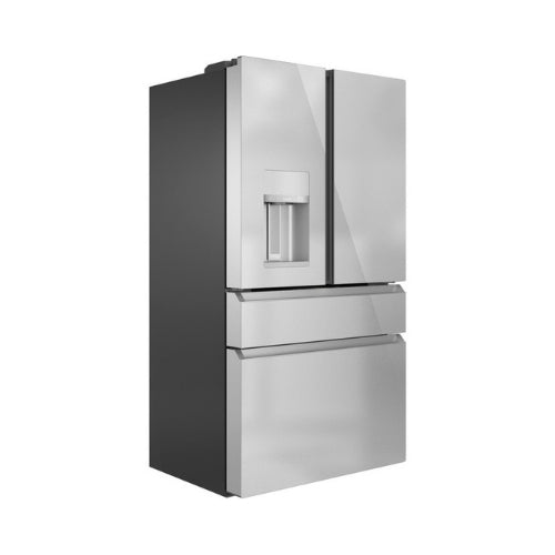 Café™ ENERGY STAR® 22.3 Cu. Ft. Smart Counter-Depth 4-Door French-Door Refrigerator in Platinum Glass