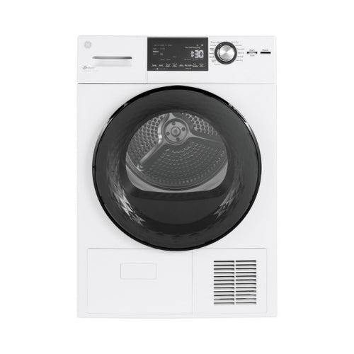 GE® ENERGY STAR® 24" 4.1 Cu.Ft. Front Load Ventless Condenser Electric Dryer with Stainless Steel Basket