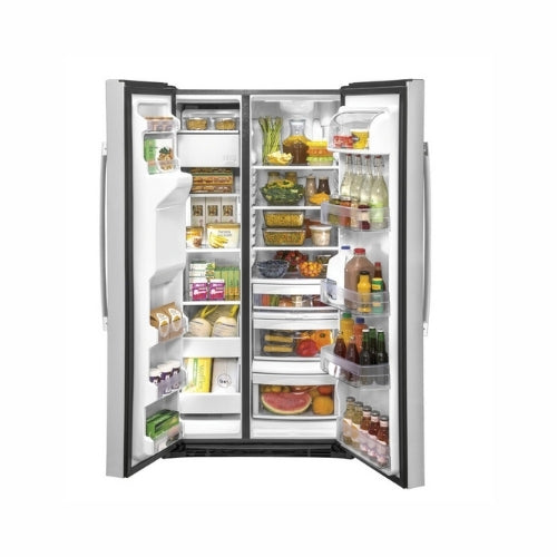 GE® 25.1 Cu. Ft. Fingerprint Resistant Side-By-Side Refrigerator