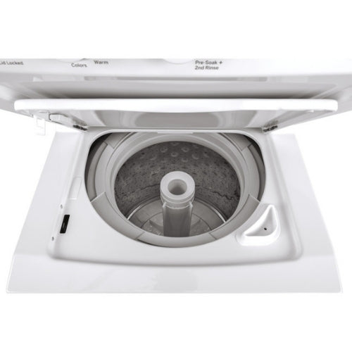 GE Unitized Spacemaker® 2.3 cu. ft. Capacity Washer with Stainless Steel Basket and 4.4 cu. ft. Capacity Electric Dryer