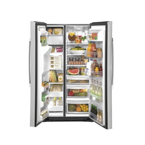 GE® 21.8 Cu. Ft. Counter-Depth Fingerprint Resistant Side-By-Side Refrigerator