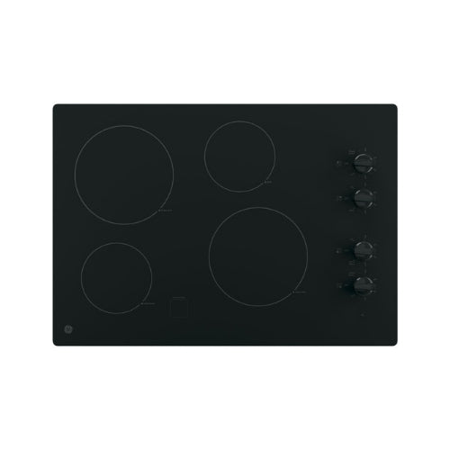 GE® 30" Built-In Knob Control Electric Cooktop