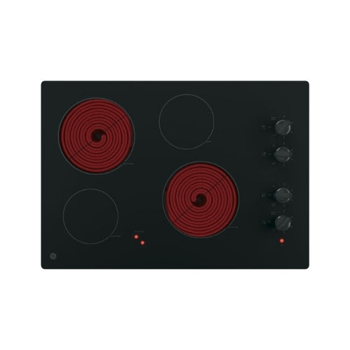 GE® 30" Built-In Knob Control Electric Cooktop