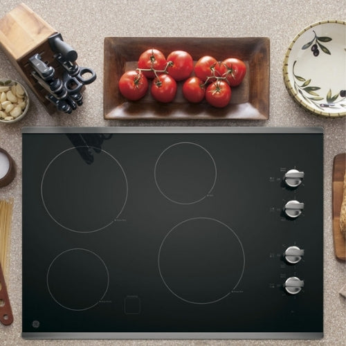 GE® 30" Built-In Knob Control Electric Cooktop