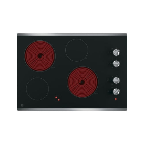 GE® 30" Built-In Knob Control Electric Cooktop