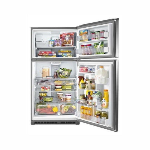 Maytag 33-Inch Wide Top Freezer Refrigerator with EvenAir™ Cooling Tower- 21 Cu. Ft.