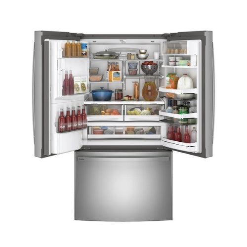 GE Profile™ Series ENERGY STAR® 27.7 Cu. Ft. Fingerprint Resistant French-Door Refrigerator with Hands-Free AutoFill