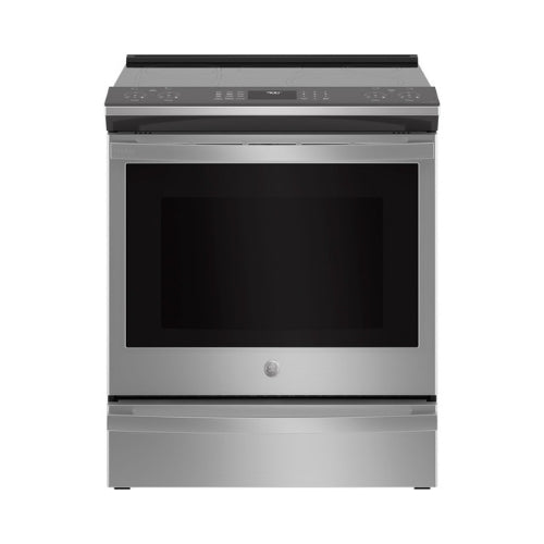 GE Profile™ 30" Smart Slide-In Fingerprint Resistant Front-Control Induction and Convection Range with No Preheat Air Fry