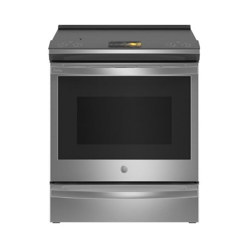 GE Profile™ 30" Smart Slide-In Front-Control Induction Fingerprint Resistant Range with In Oven Camera