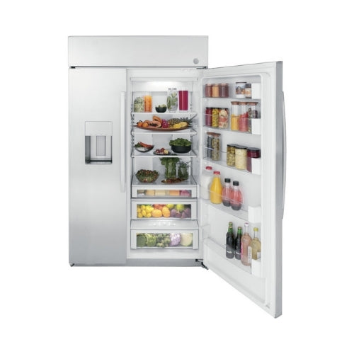 GE Profile™ Series 48" Smart Built-In Side-by-Side Refrigerator with Dispenser