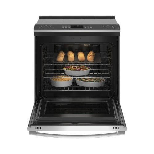 GE Profile™ 30" Smart Slide-In Electric Convection Fingerprint Resistant Range with No Preheat Air Fry