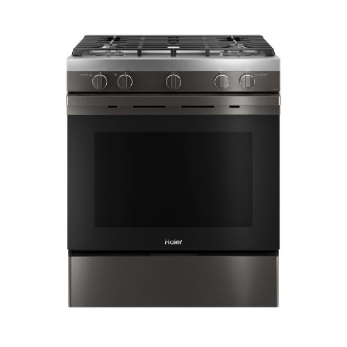 Haier 30" Smart Slide-In Gas Range with Convection