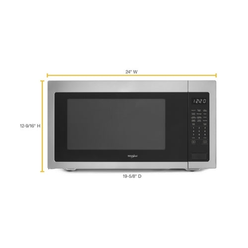 Whirlpool 2.2 cu. ft. Countertop Microwave with 1,200-Watt Cooking Power