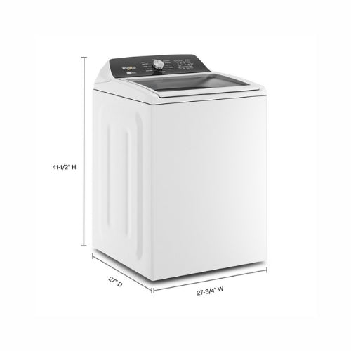 Whirlpool 4.7–4.8 Cu. Ft. Top Load Washer with 2 in 1 Removable Agitator