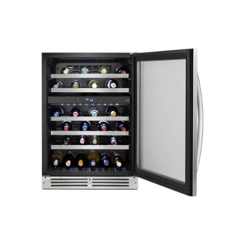 Whirlpool 24-inch Wide Undercounter Wine Center with 46-Bottle Wine Storage